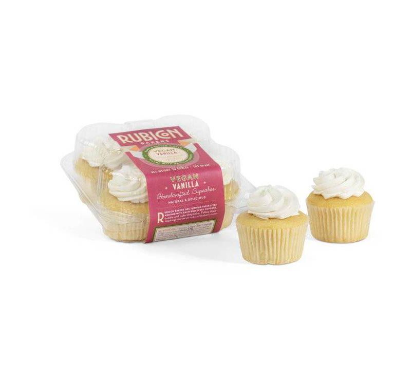 Rubicon Bakery Vegan Vanilla Cupcakes - 10oz/4ct