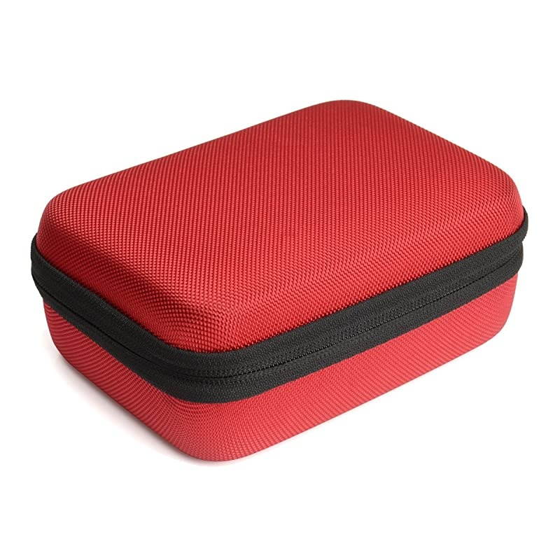 Case for Kidcia, EACHINE E55, FQ777 FQ17W, Hobbylane Altitude Hold Folding Drone, RC Quadcopter Drone with FPV Camera and Live Video, DIY Foam Blocks (Red with Black Zip)