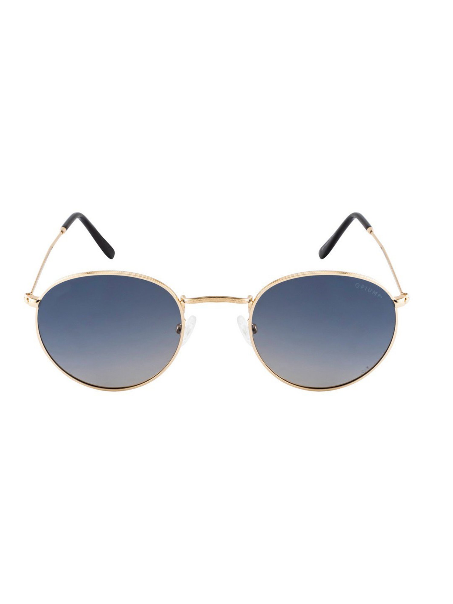 Opium Grey UV Protection Round Unisex Sunglasses