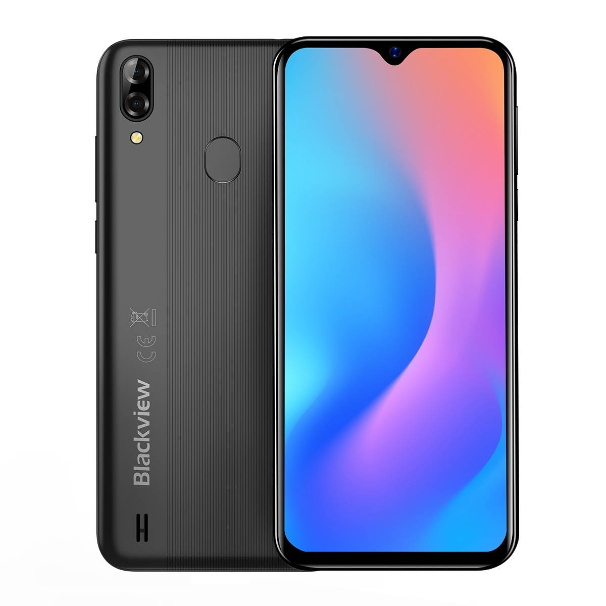 Unlocked Smartphone, Blackview A60 Plus, 4GB+64GB, Face ID & Fingerprint Identification, 4080mAh Battery, 6.088 inch Android 10.0 MTK6761V/WB Quad Core up to 2.0GHz, Network: 4G, Dual SIM