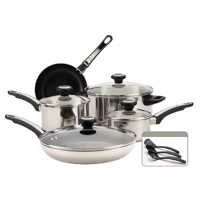 Farberware Stainless Steel 12Pc Cookware Set