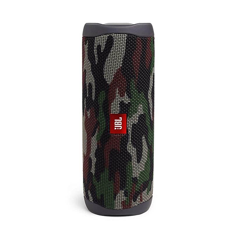 Flip 5 Waterproof Portable Wireless Bluetooth Speaker Bundle with 2Port USB Wall Charger Camouflage