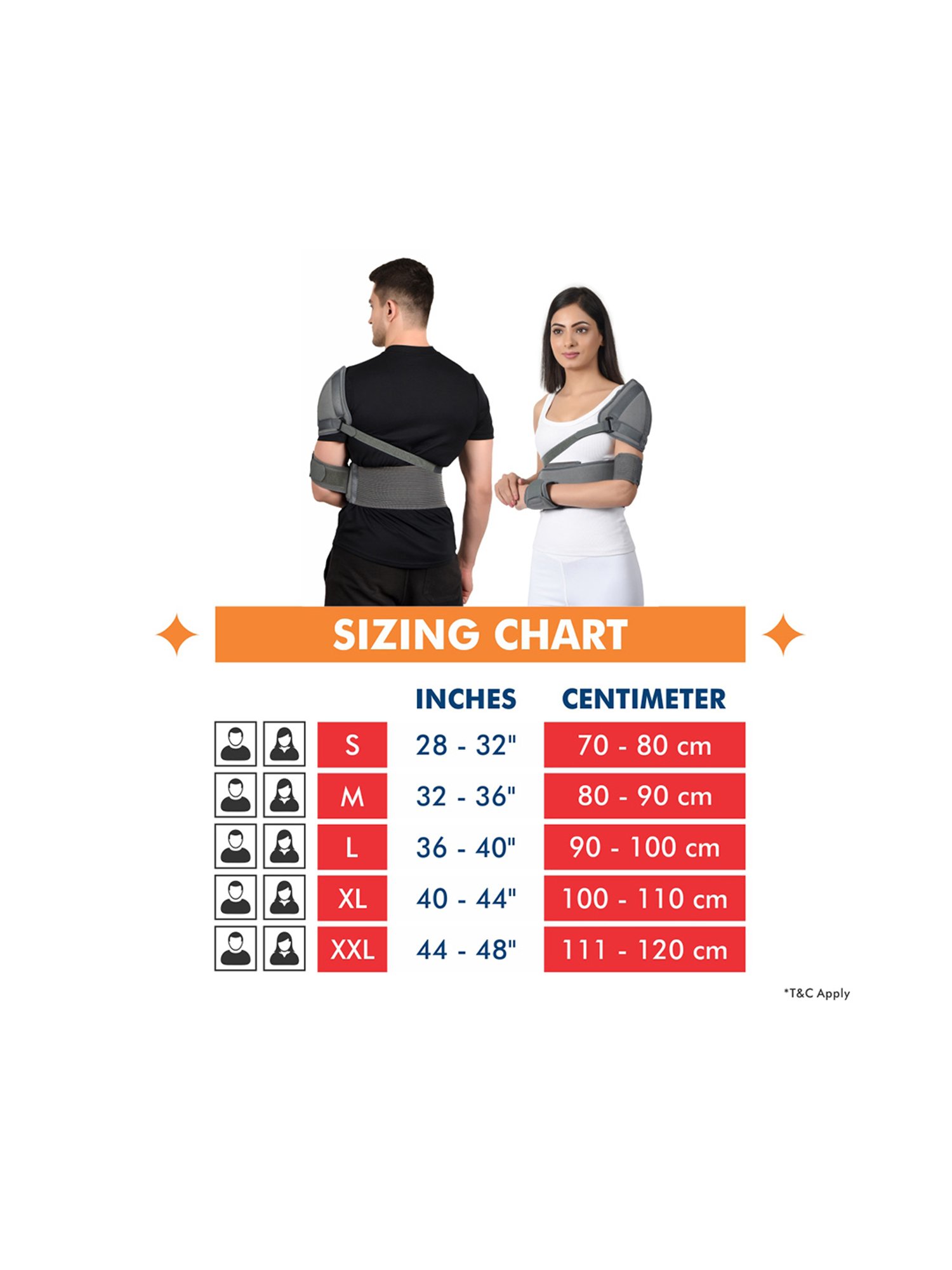 HealthSense Posture Corrector for Men, Back Pain Relief with Back Support Belt (Small) - Black