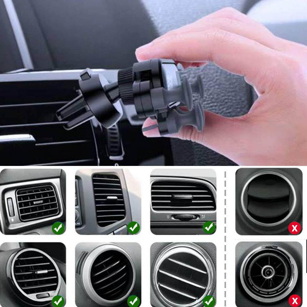 Car Phone Mounts,Air Vent Phone Holder for Car,Car Gravity Phone Holder,Universal Smartphone Car Air Vent Mount Holder for All Kinds of Smartphones from 4.7 to 6.7 inches