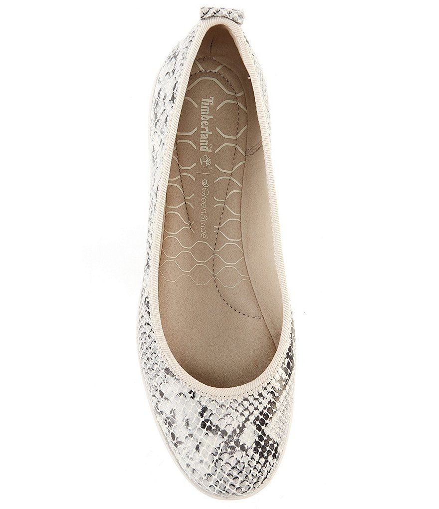 Timberland Women's Bradstreet Snake Print Ballet Flats