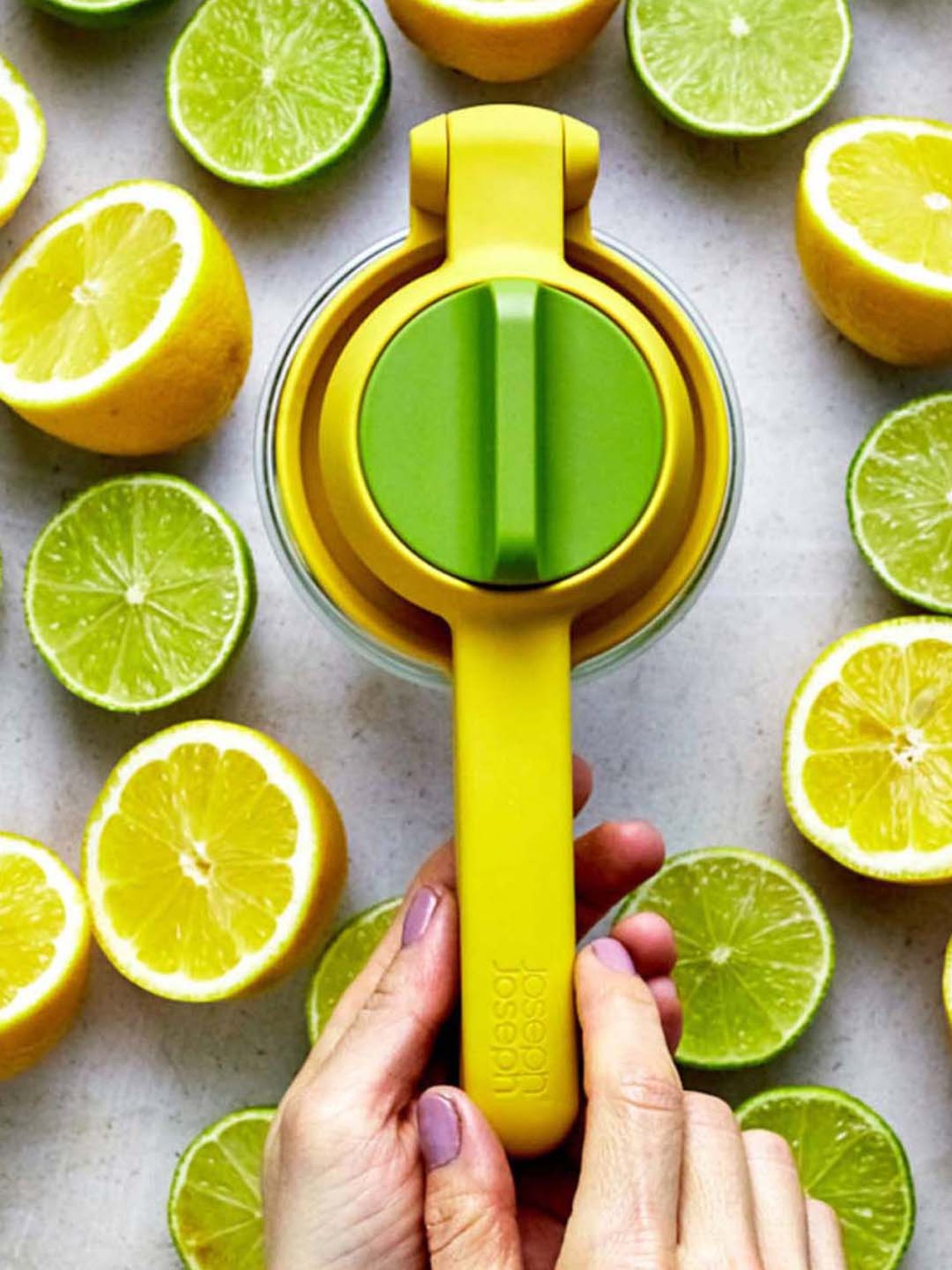 JOSEPH JOSEPH Yellow & Green Nylon 10 cm Citrus Press - Set of 1