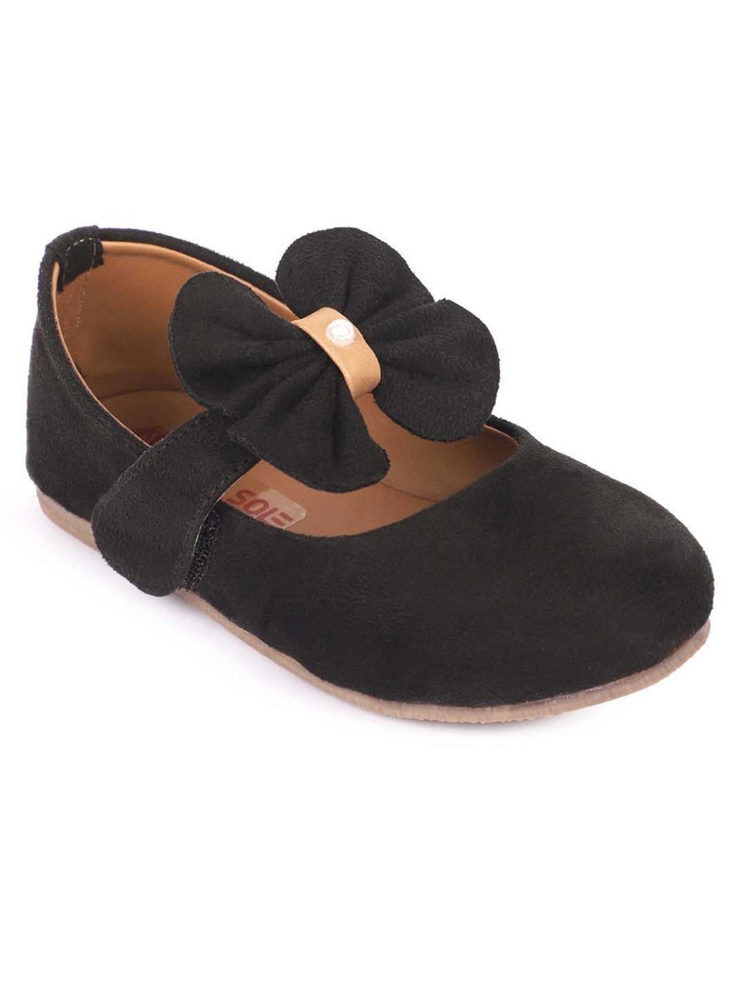 Minesole Kids Black Mary Jane Shoes