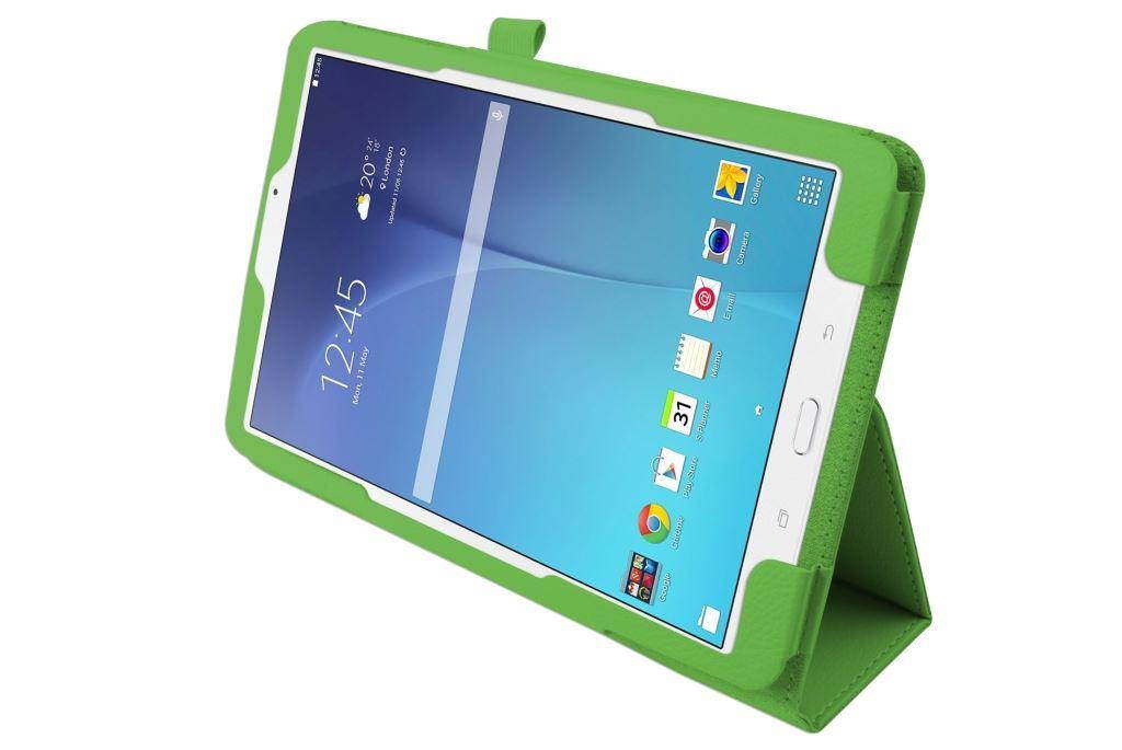 Hellfire Trading Magnetic PU Leather Case for Samsung Galaxy Tab E T560 9.6" - Light Blue