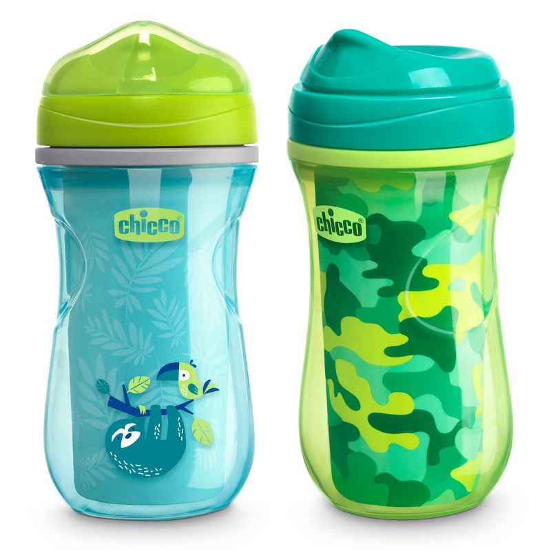 Chicco Insulated Rim Spout Trainer Sippy Cup - 9oz 12m+ Green