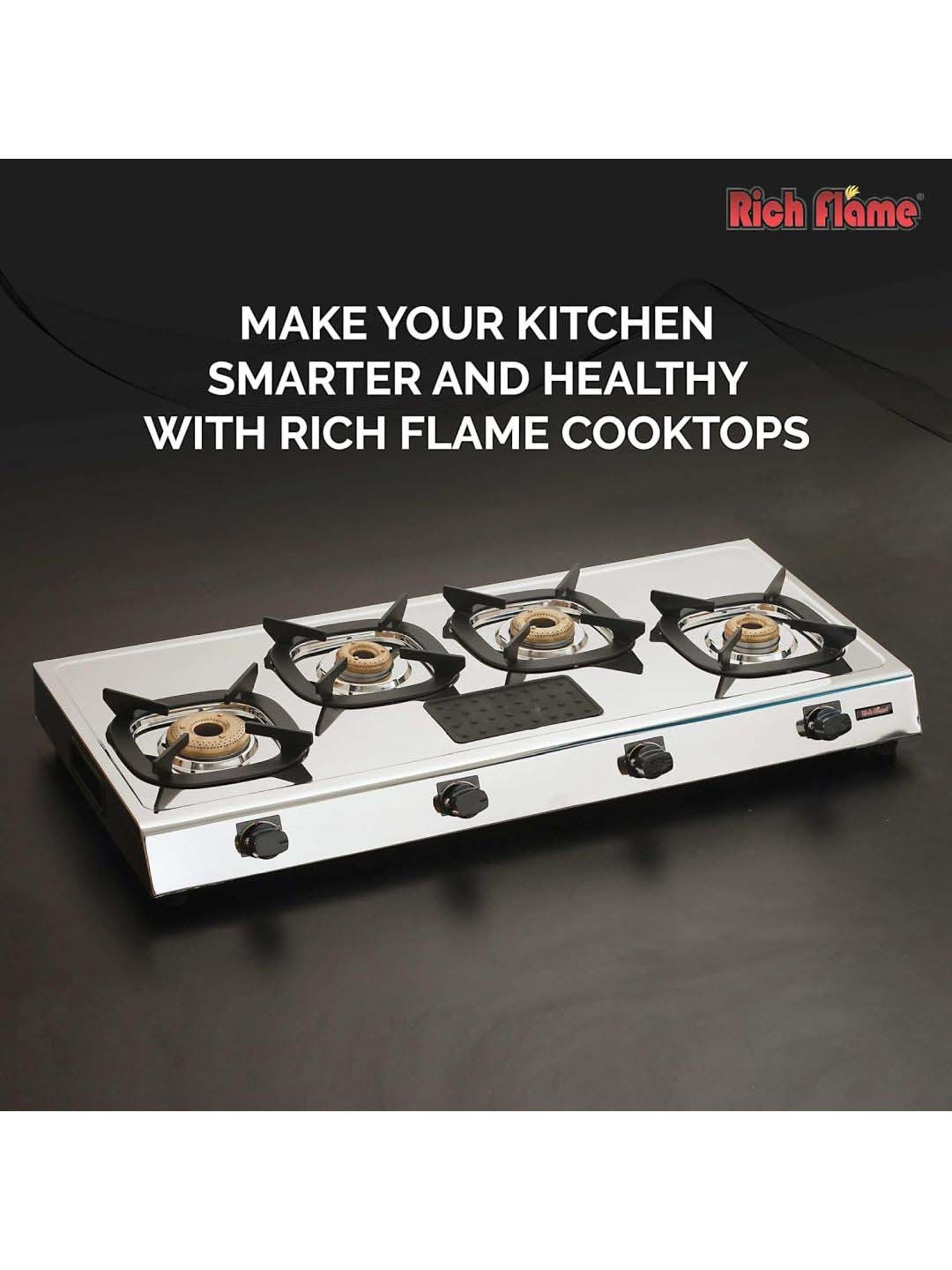 Glen LPG Gas Stoves with 3 Burner