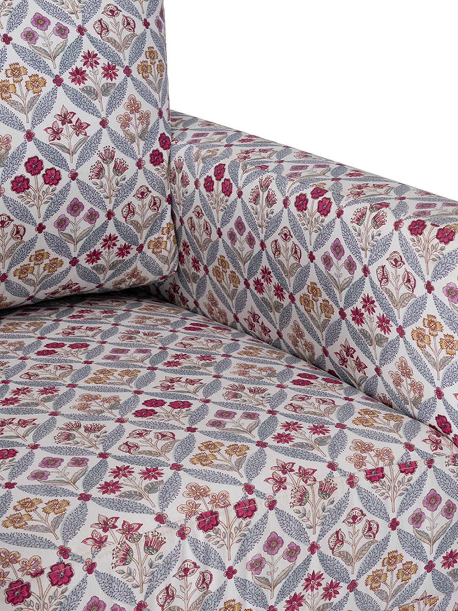 Durian Sylvie Aurora Multicolor Wood & Fabric Living Chair