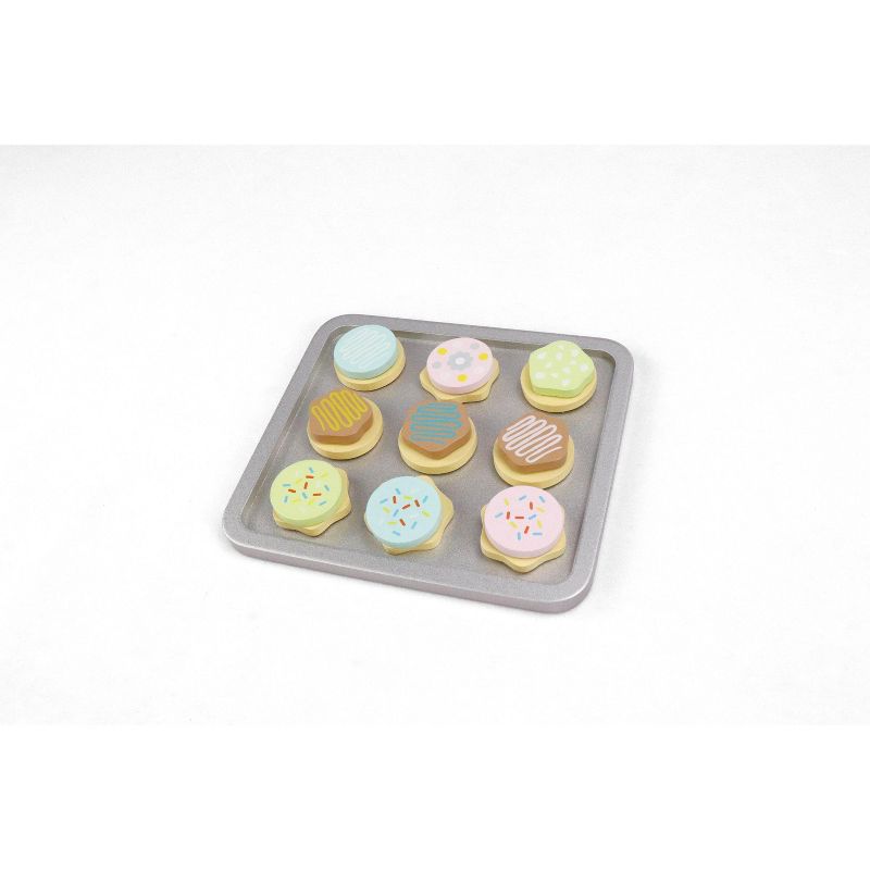 Melissa & Doug Stir and Serve Cooking Utensils (7pc) - Stainless Steel and Wood