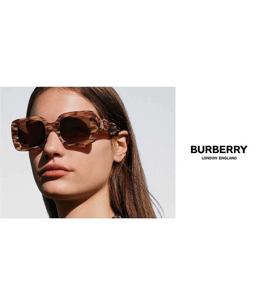 Burberry Women's Be4327 51mm Rectangular Sunglasses