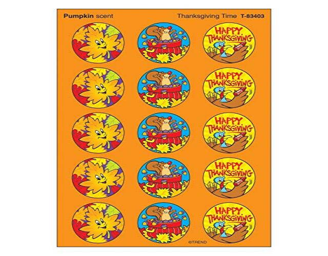 Stinky Stickers Thanksgiving 60/Pk