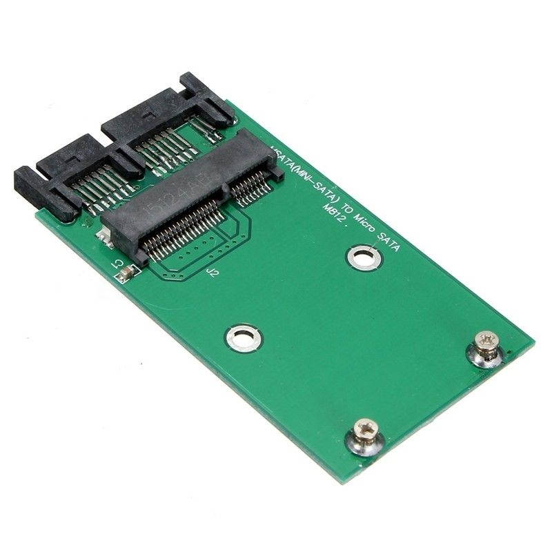 Mini PCI-e mSATA 3x5cm SSD To 1.8 Inch Micro SATA 7+9 Pin Adapter Converter Card Module Board