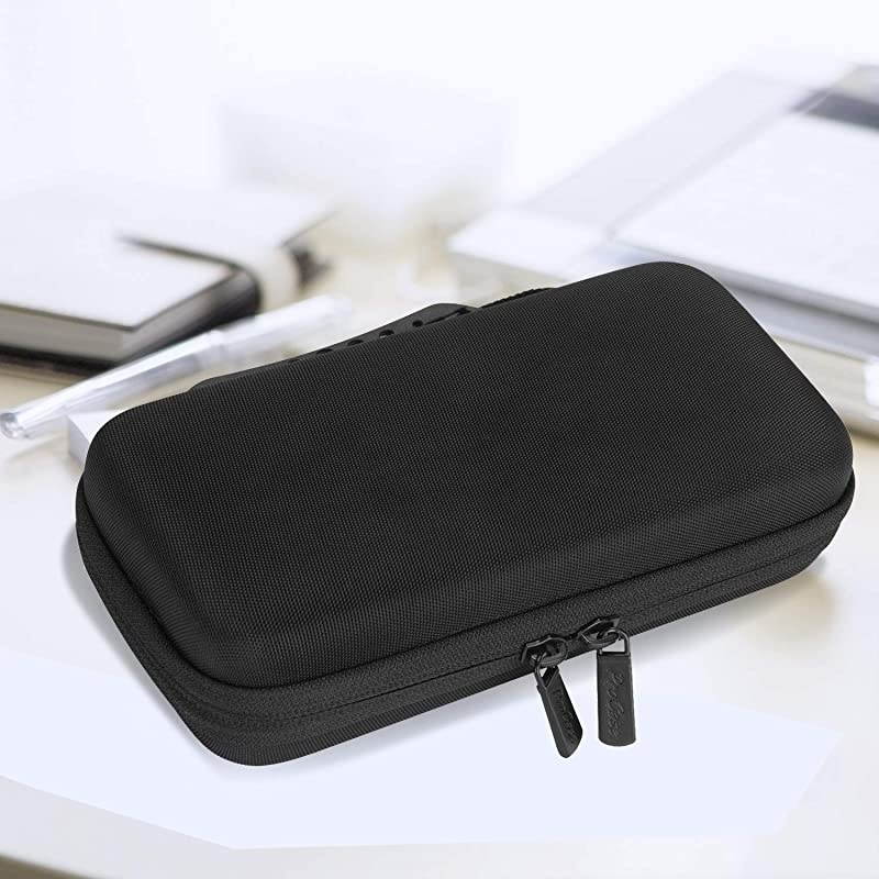 Hard EVA Case for Texas Instruments Ti-84 Plus CE, Durable Travel Storage Carrying Box Protective Bag for Ti-84 Ti-83 Ti-85 Ti-89 Ti-82 Plus/C CE Graphing Calculator and More &ndash;Black