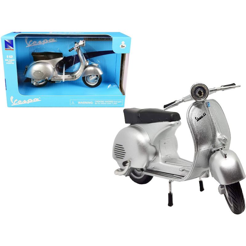 Vespa 150 GS Silver Metallic 1/12 Diecast Motorcycle Model by New Ray