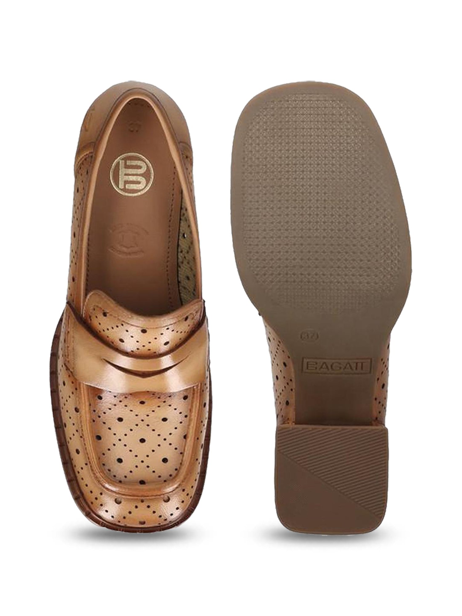 Bagatt Women's Scala Brown Loafers