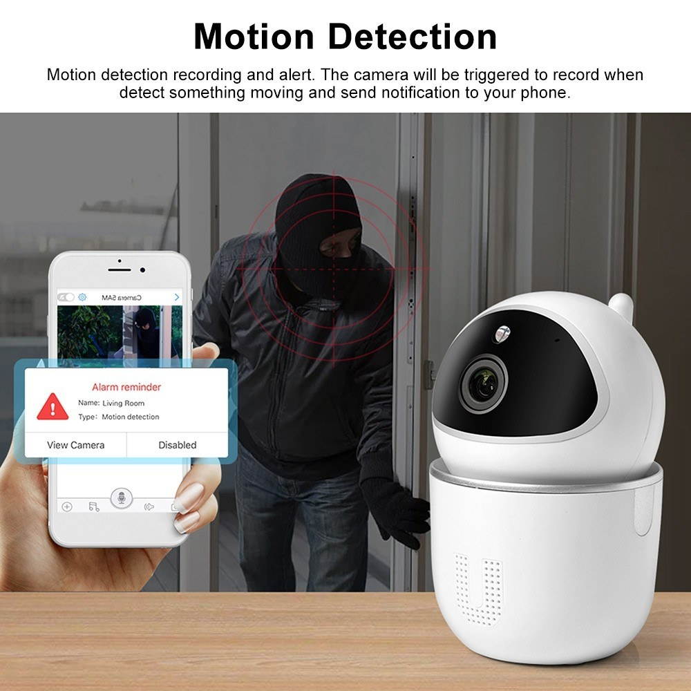Home Security WIFI Camera 1080P Wireless IP Camera Baby Monitor with Motion Detection P/T/Z Security Camera,