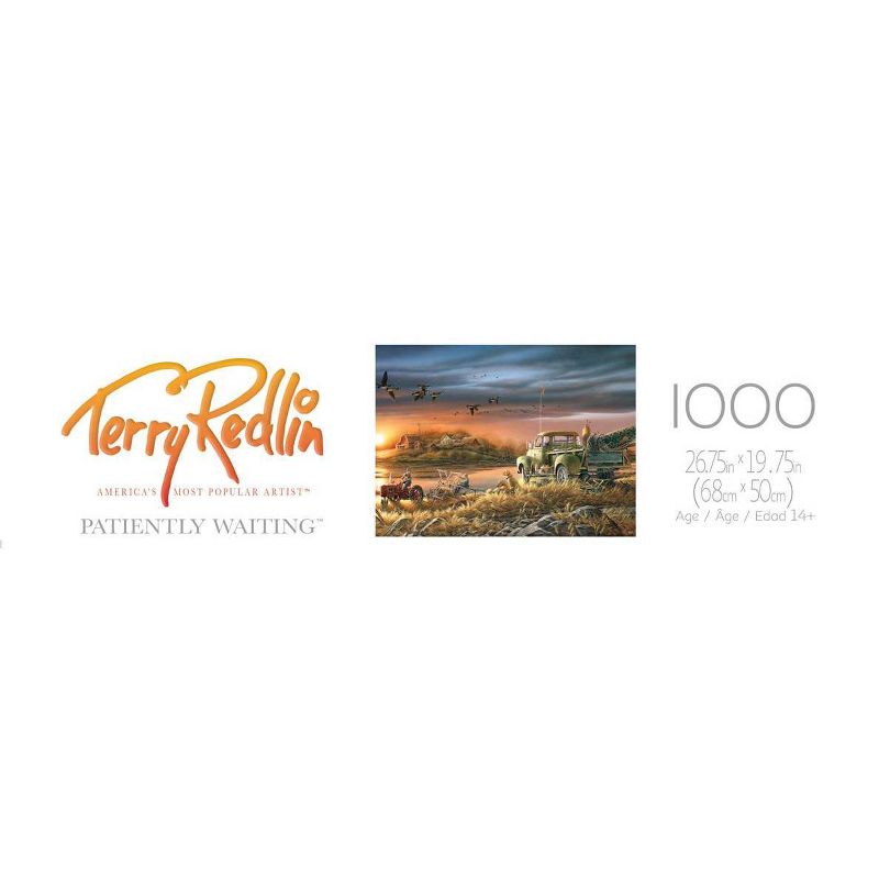 Buffalo Games Terry Redlin: Patiently Waiting Puzzle 1000pc
