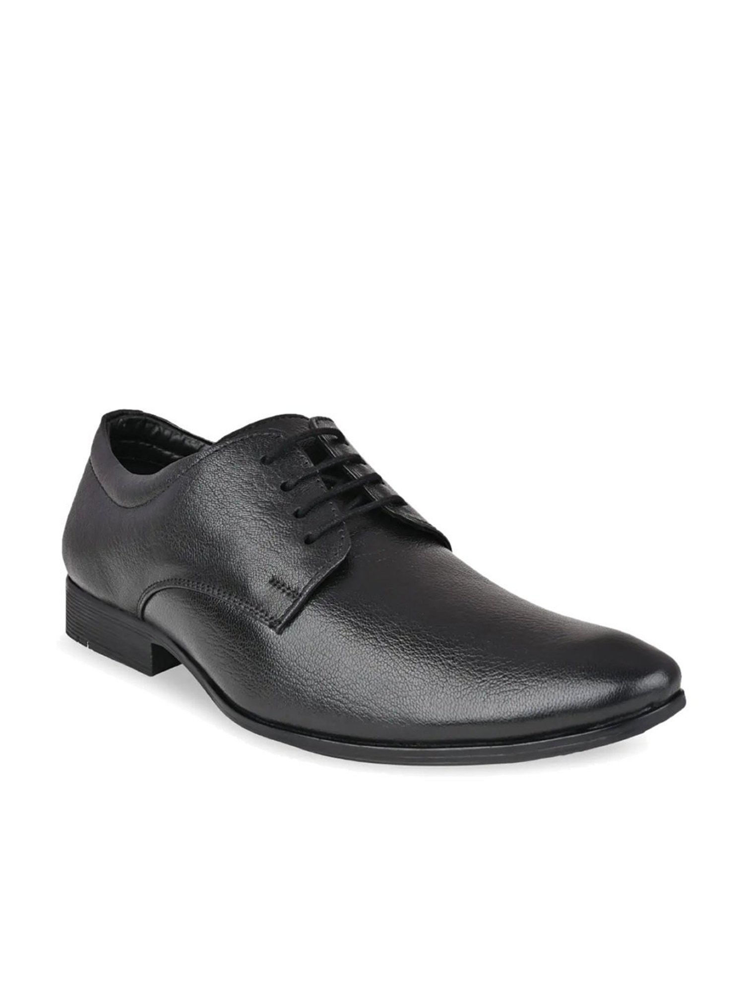 Regal Men's Black Derby Shoes