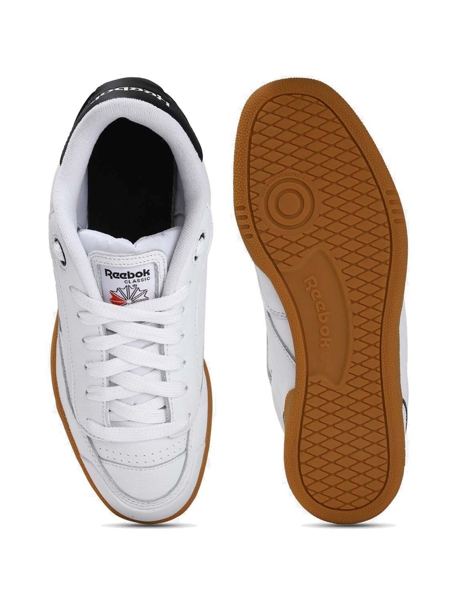 Reebok Men's Club C Mid Ii White Casual Sneakers