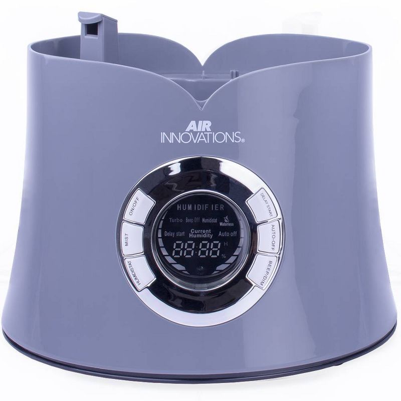 Air Innovations 2.15 Gal Ultrasonic Cool Mist Humidifier with Aroma Tray Platinum