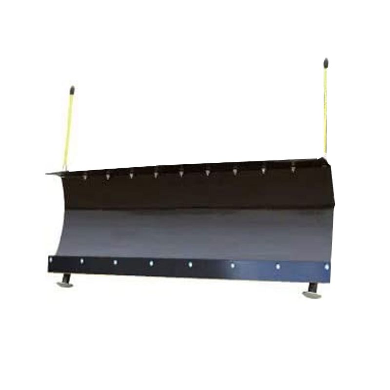 MotoAlliance Denali UTV 72 Inch Universal Steel Snow Plow Shovel Mount Attachment Kit with Adjustable Angle and Height Adjustable Skid Feet