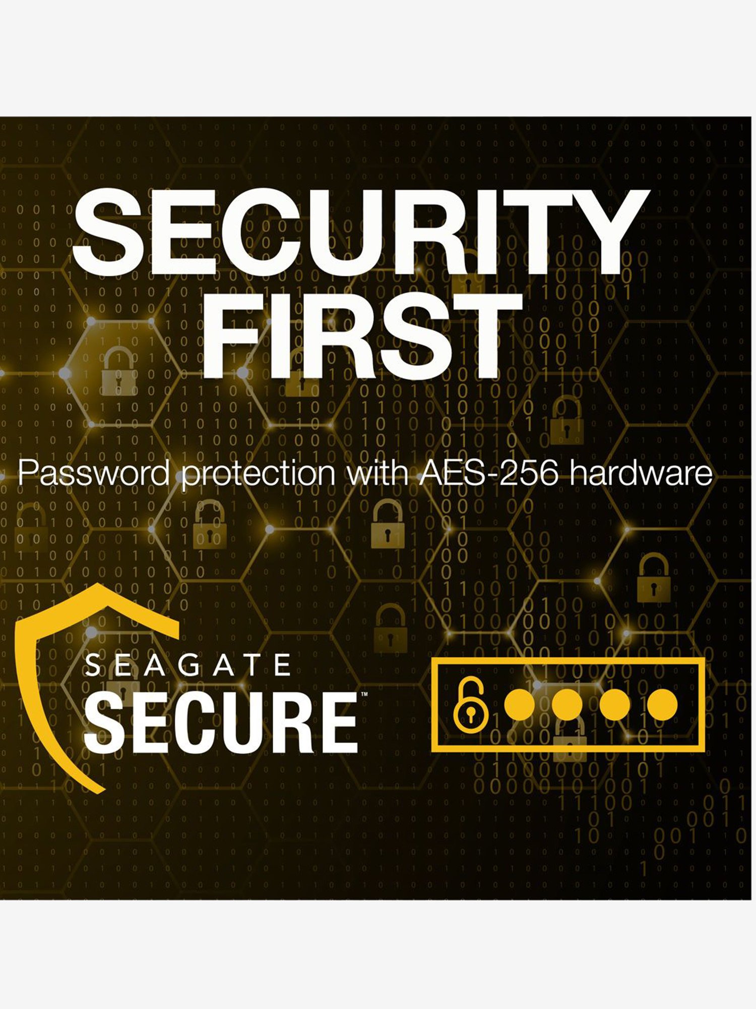 Seagate One Touch 1TB External HDD with Password -Gray for Win & Mac - STKY1000404