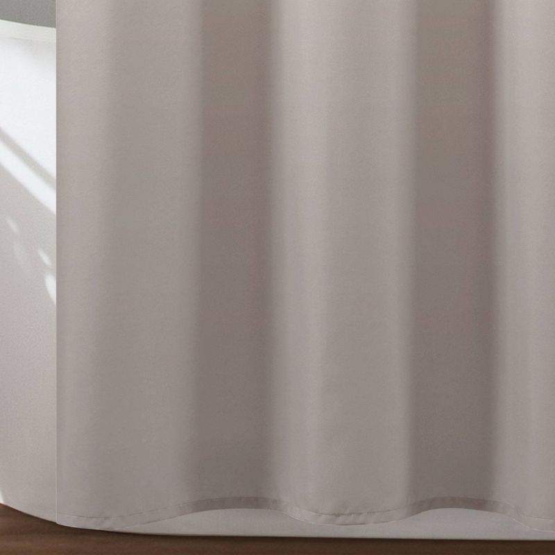 Ombre Design Shower Curtain Pale Blush - Lush Décor