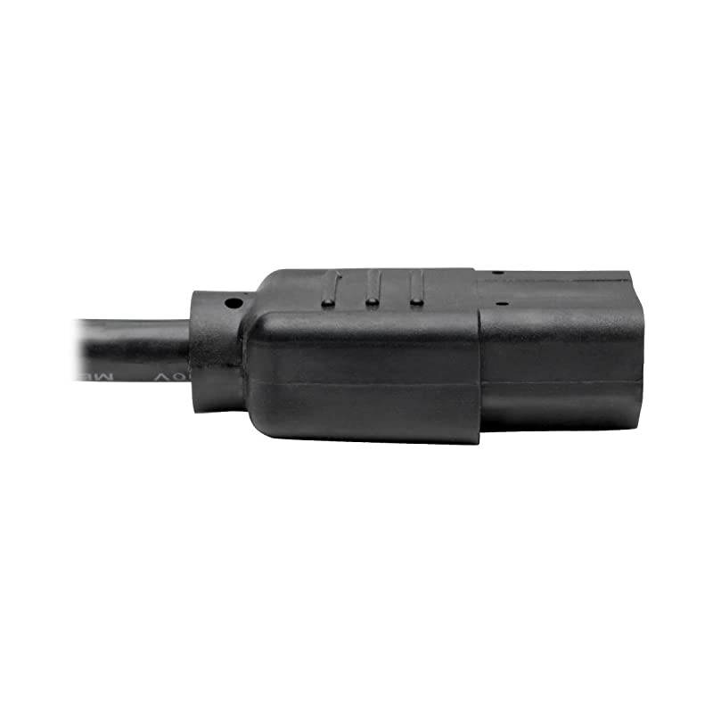 Standard Computer Power Cord 10A,18AWG (NEMA 5-15P to IEC-320-C13) 6-ft.(P006-006)