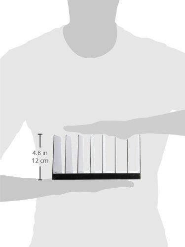 Sparco Desk Sorter, 7 Compartments, 8-3/4 x 5-1/2 x 4-3/4 Inch, Black (SPR11876)