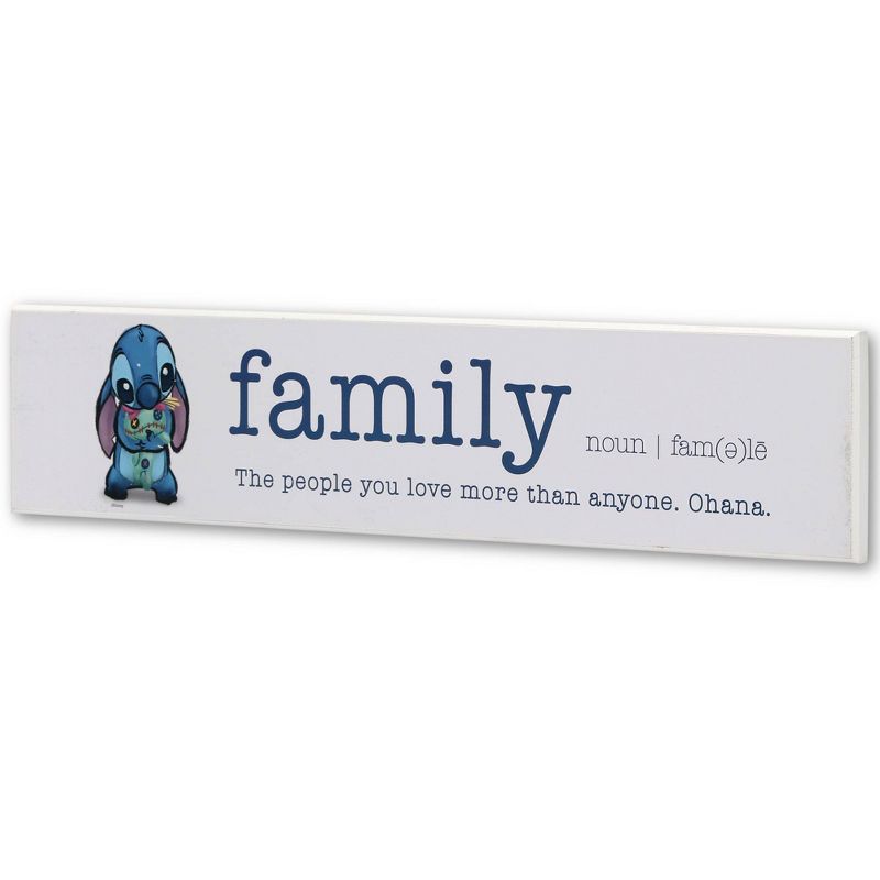 Lilo & Stitch Family Plank Wall Sculpture