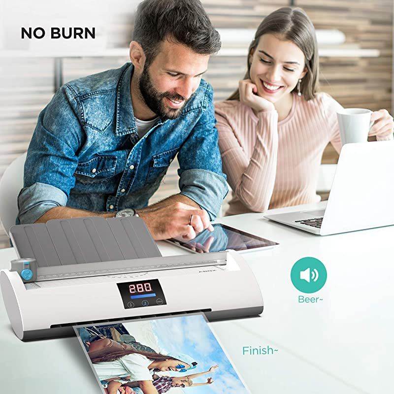 Laminator Machine Pixseal ? A4 Thermal Laminating Machine with Feeding Tray Trimmer Corner Rounder 20 Laminating Pouches