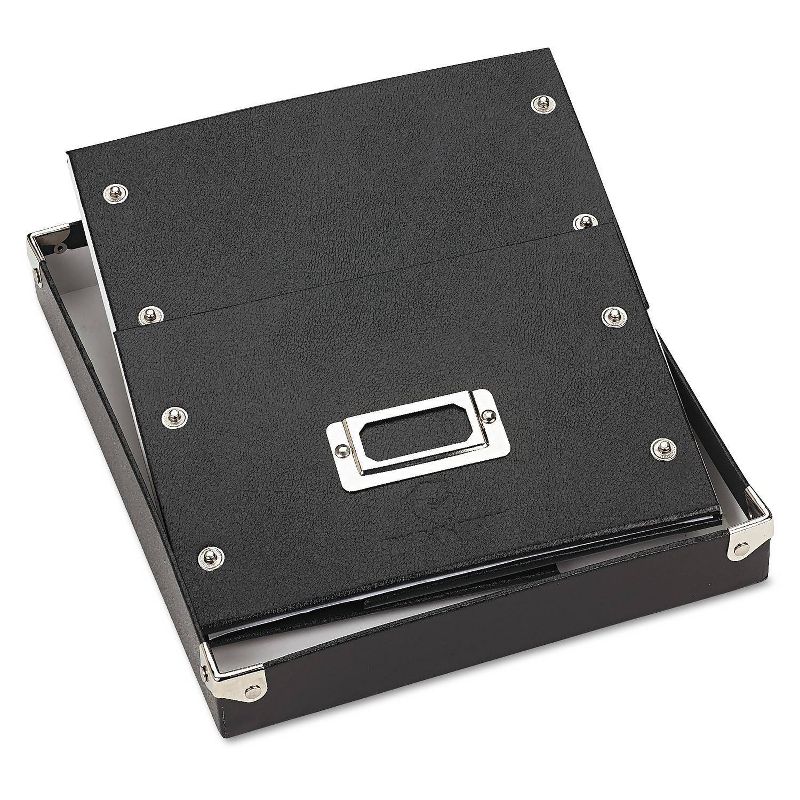 Snap-N-Store Snap 'N Store Collapsible Index Card File Box Holds 1,100 5 x 8 Cards, Black