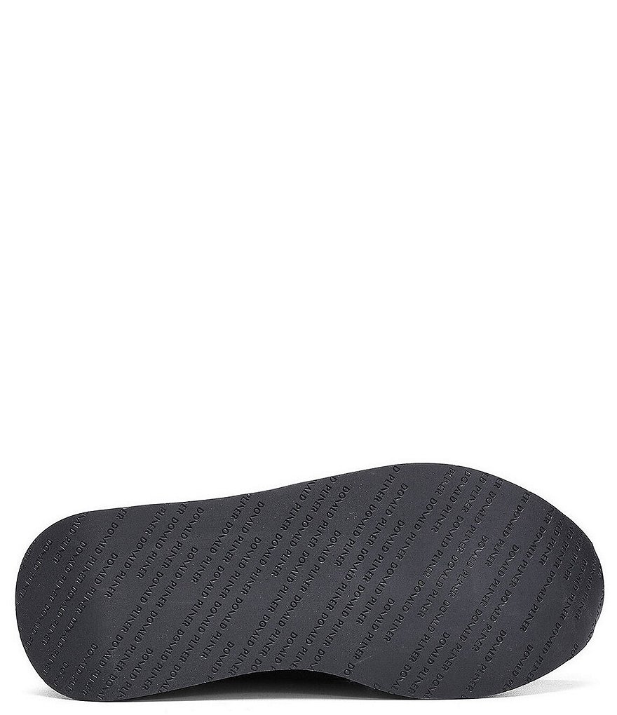 Donald Pliner Pelham Mesh Suede Croco Print Accent Wedge Sneakers