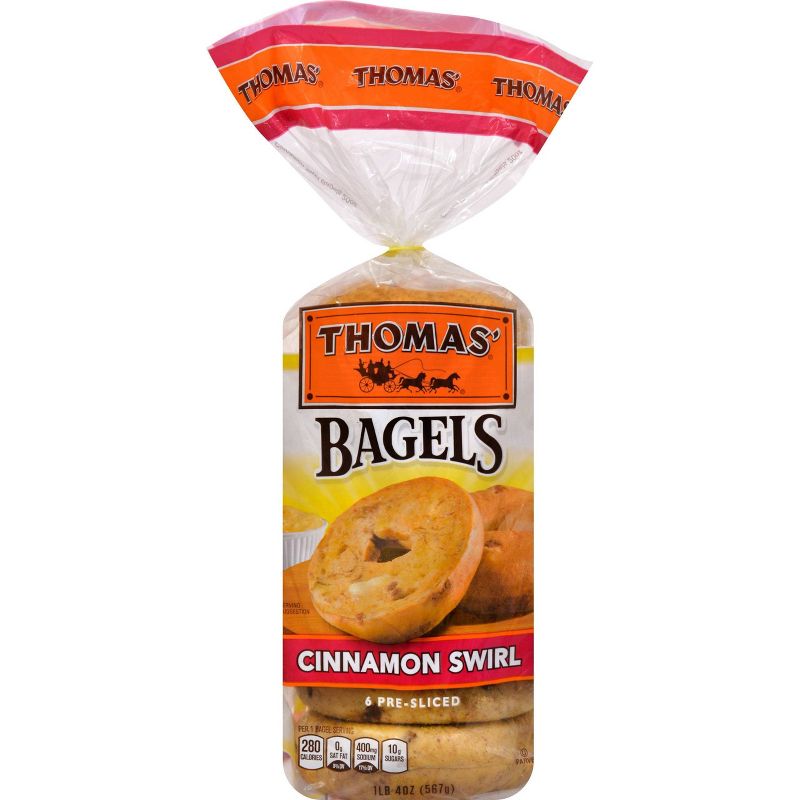 Thomas' Cinnamon Swirl Bagels - 20oz/6ct