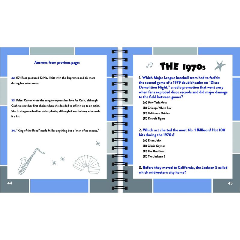 Brain Games Music Trivia Puzzle (Spiral Bound)