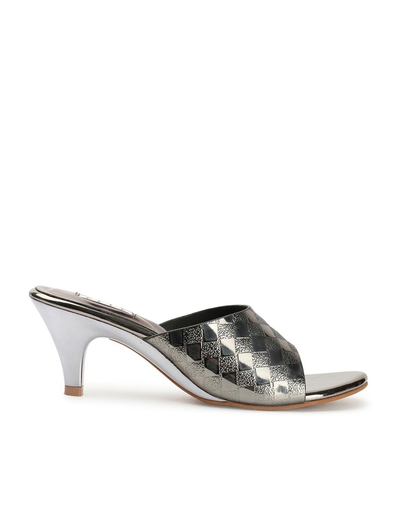 Elle Women's Gun Metal Casual Stilettos