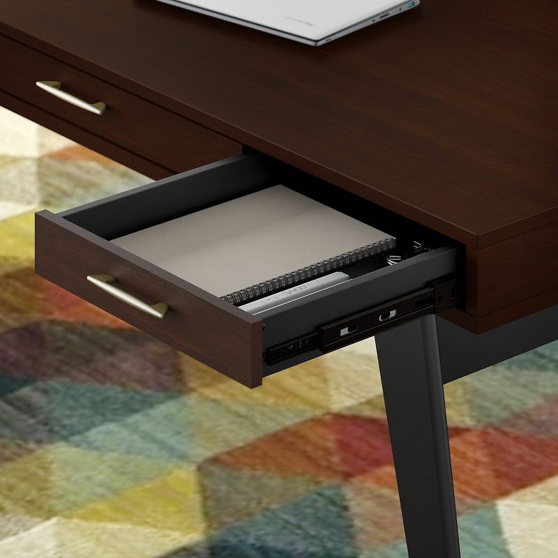 Centura Writing Desk with Drawers Century Walnut - Kathy Ireland Office