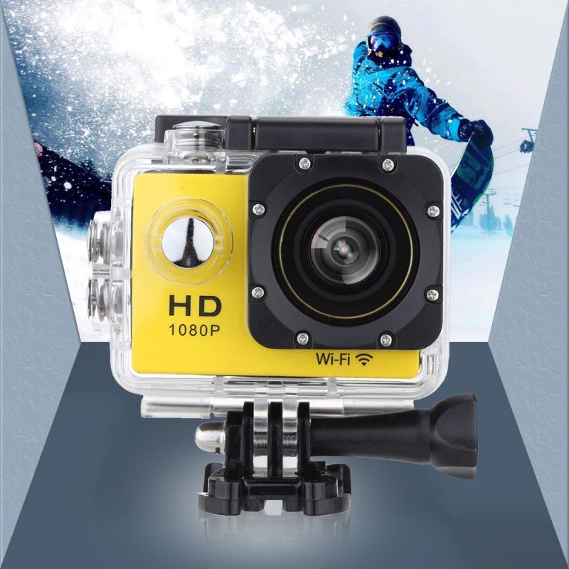 W8 1080P 30FPS 12MP Wifi Waterproof 30M Shockproof 170&deg; Wide Angle 1.5" Screen Outdoor Action Sports Camera Camcorder Digital Cam Video HD DV Car DVR