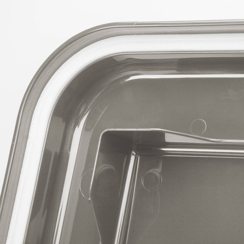 Amici Pet Marble Paw Glass Food Canister, 72oz