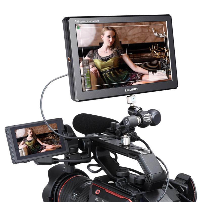 Lilliput A8S 8.9" Camera-Top Monitor Camcorder&DSLR 1920x1200 8bit FHD 4K HDMI 3G-SDI 3D