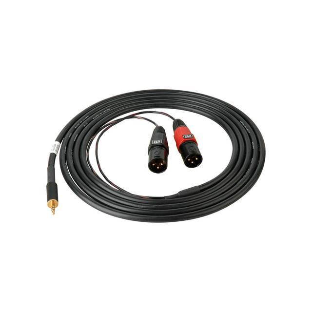 Sescom SES-IPOD-XLRM10 3.5mm Stereo to Dual XLR Male Mono Audio Cable, 10 Feet