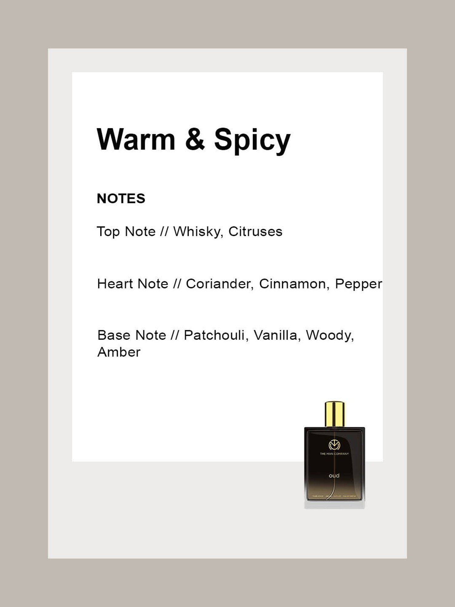 The Man Company Oud EDP for Men - 100 ml