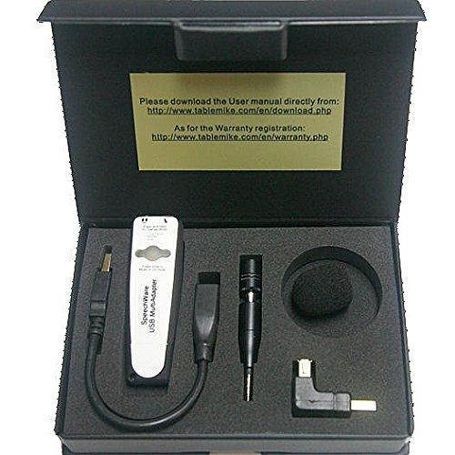 SpeechWare UTM USB TravelMike High Sensitive Noise Cancelling Hands-free Laptop Microphone with USB Interface (2nd Generation)