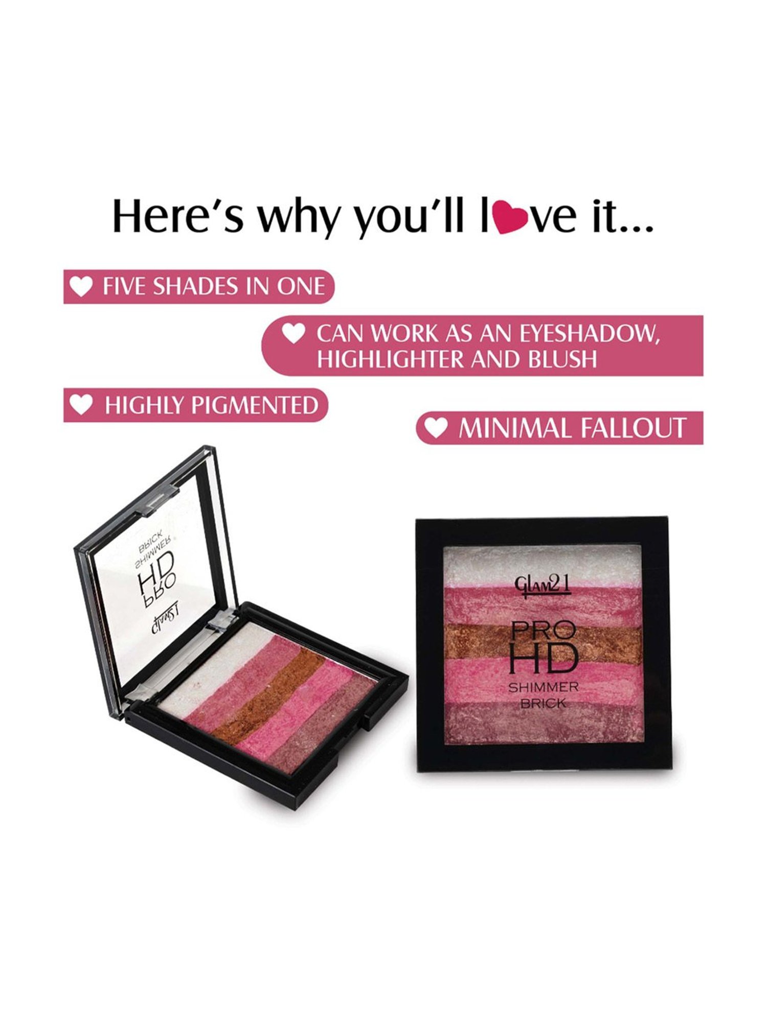 BH Cosmetics 7 Color Shadow Palette Citrine for November - 9 gm