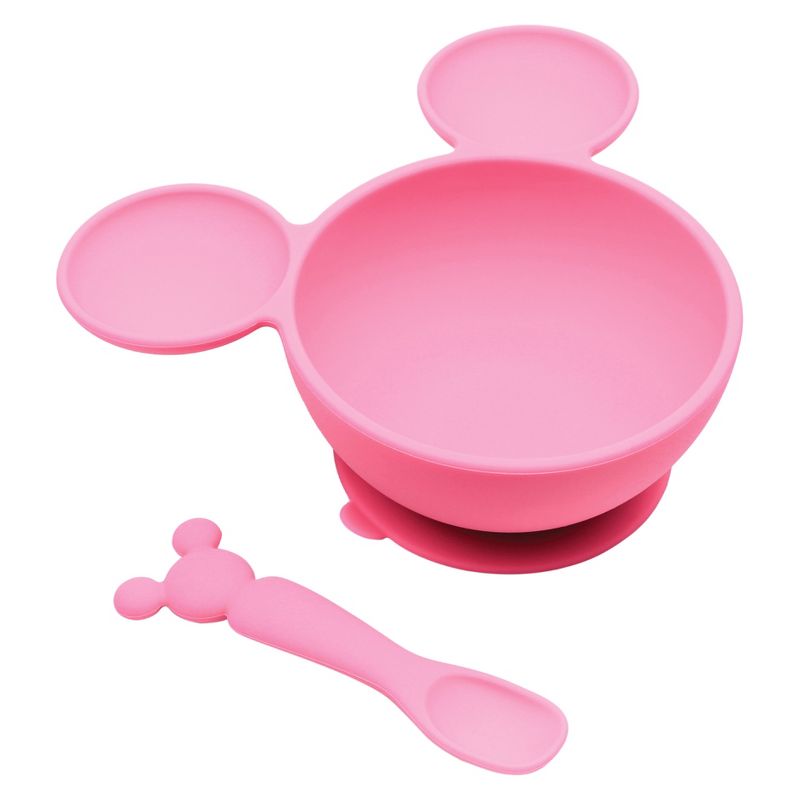 Bumkins Disney Minnie Mouse First Feeding Set - Pink