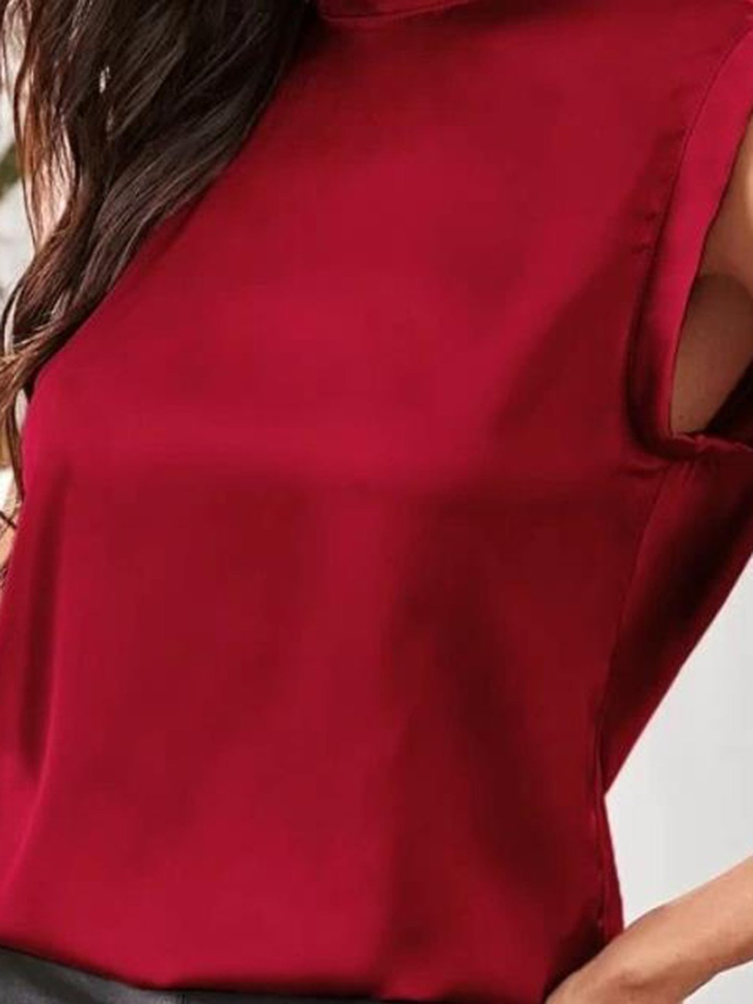 Kotty Maroon Relaxed Fit Top