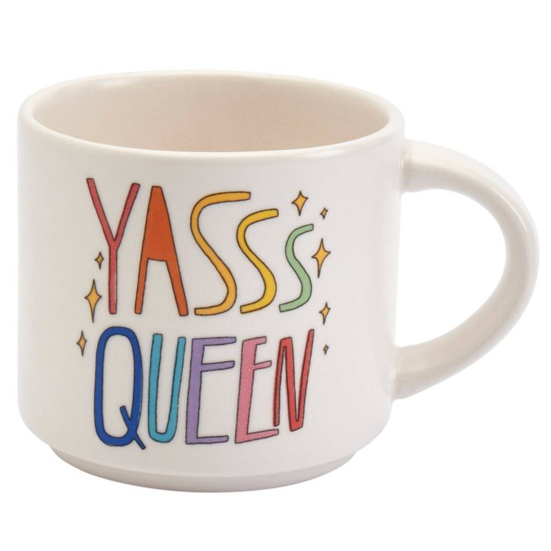 Queer Eye 14oz 4pk Stoneware Sassy Quote Assorted Mugs